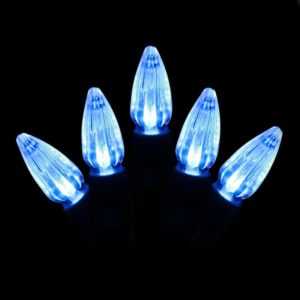 Blue C3 LED string light