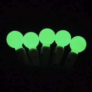 Green G20 LED glow light string