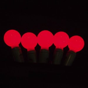 Red G20 LED glow light string