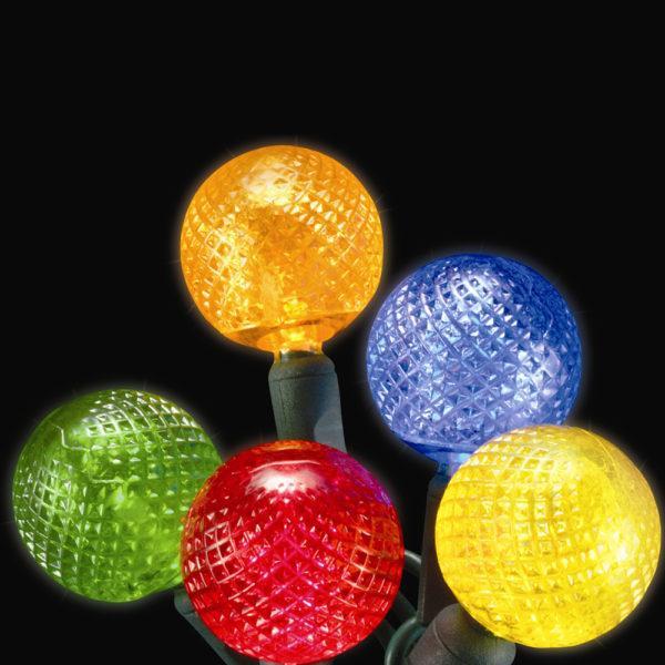 Multi-colored G25 LED light string